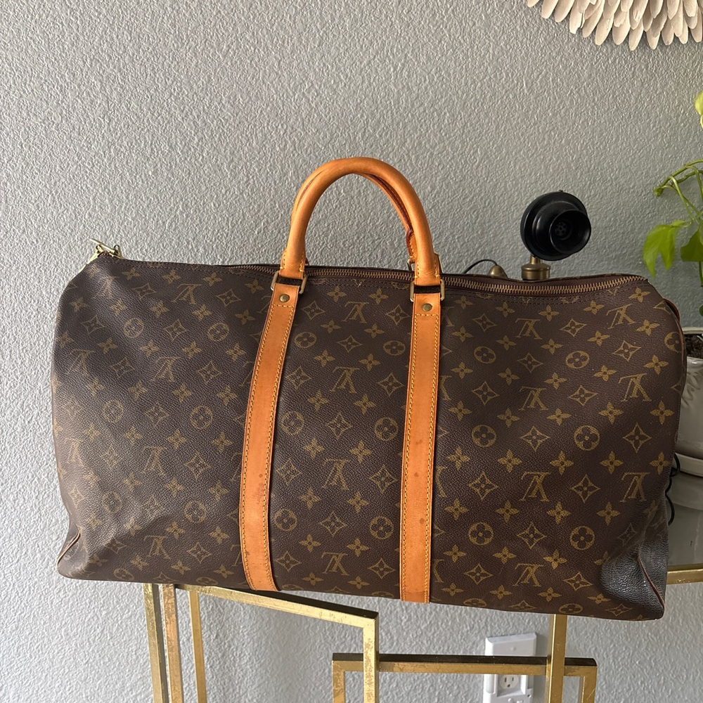 Louis Vuitton Kepall 55 in good used condition 100% Authentic year 2005 - Picture 3 of 15